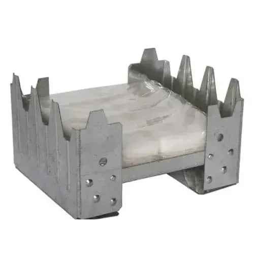 Hornillo plegable Mil-Tec de metal, con pastillas de encendido y base abierta
