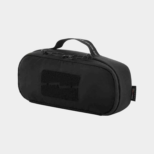 Bolsa táctica de viaje Elite M-TAC color negro, con asa y panel frontal