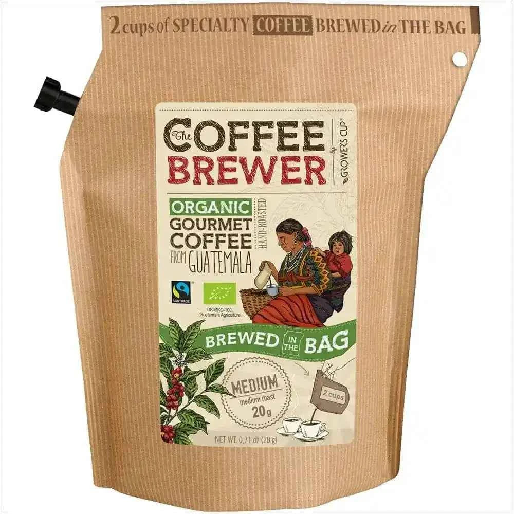 Bolsa de café Coffee Brewer, orgánico, origen Guatemala, en filtro