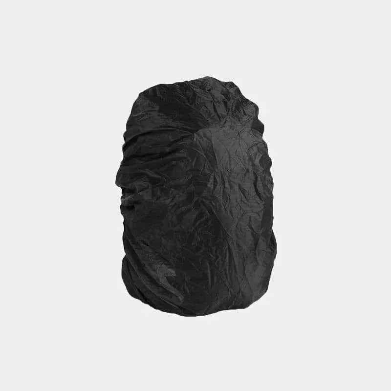 Funda para mochila MIL-TEC negra, cubierta tipo bolsa con textura arrugada