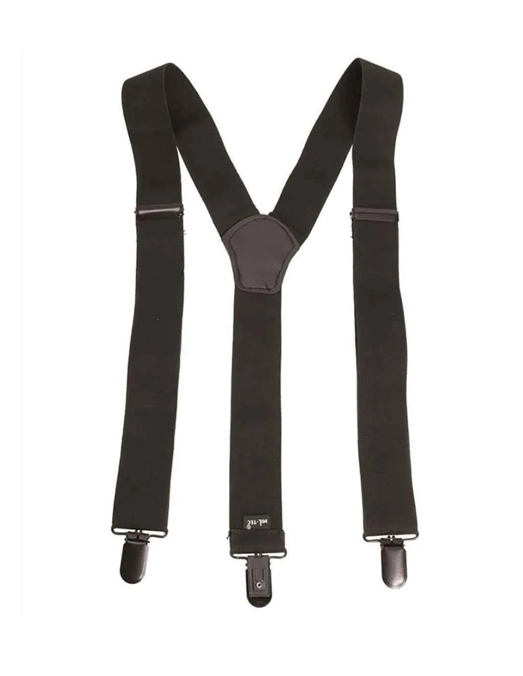Tirantes tipo militar negros MIL-TEC con hebillas y broches ajustables